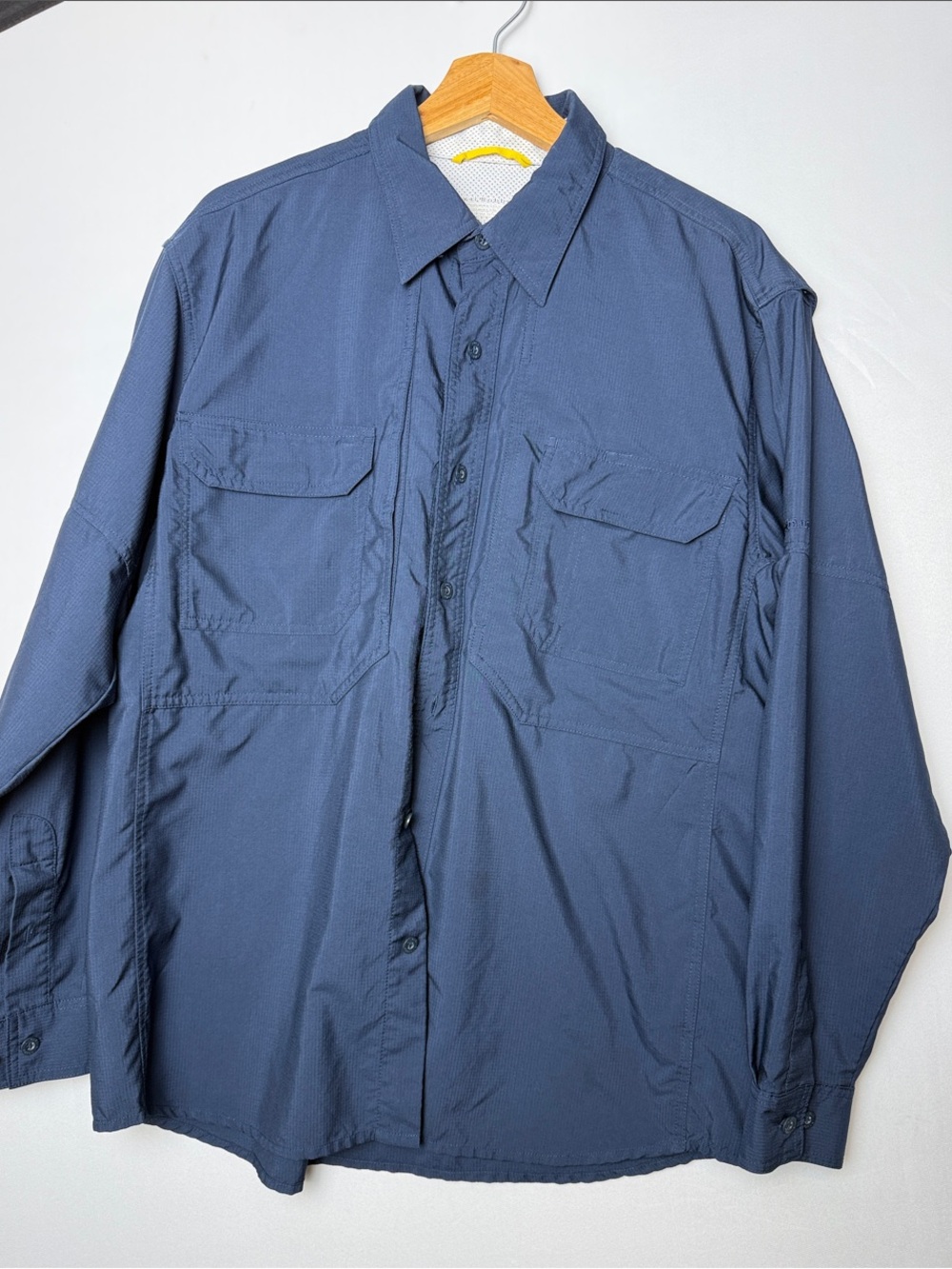Royal Robbins Slate Blue Lightweight Utility Shirt Jacket